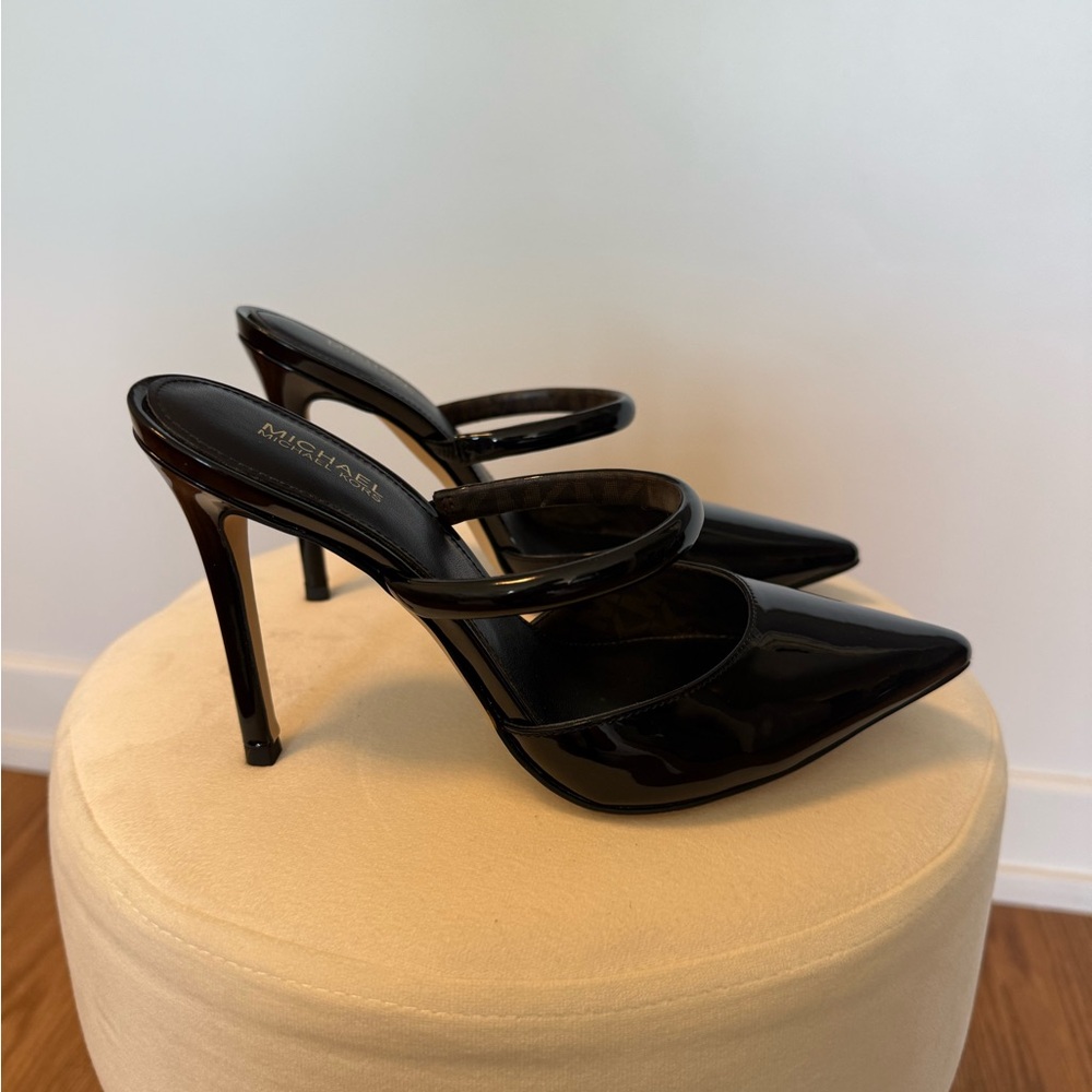Michael Kors Glossy Black Heels